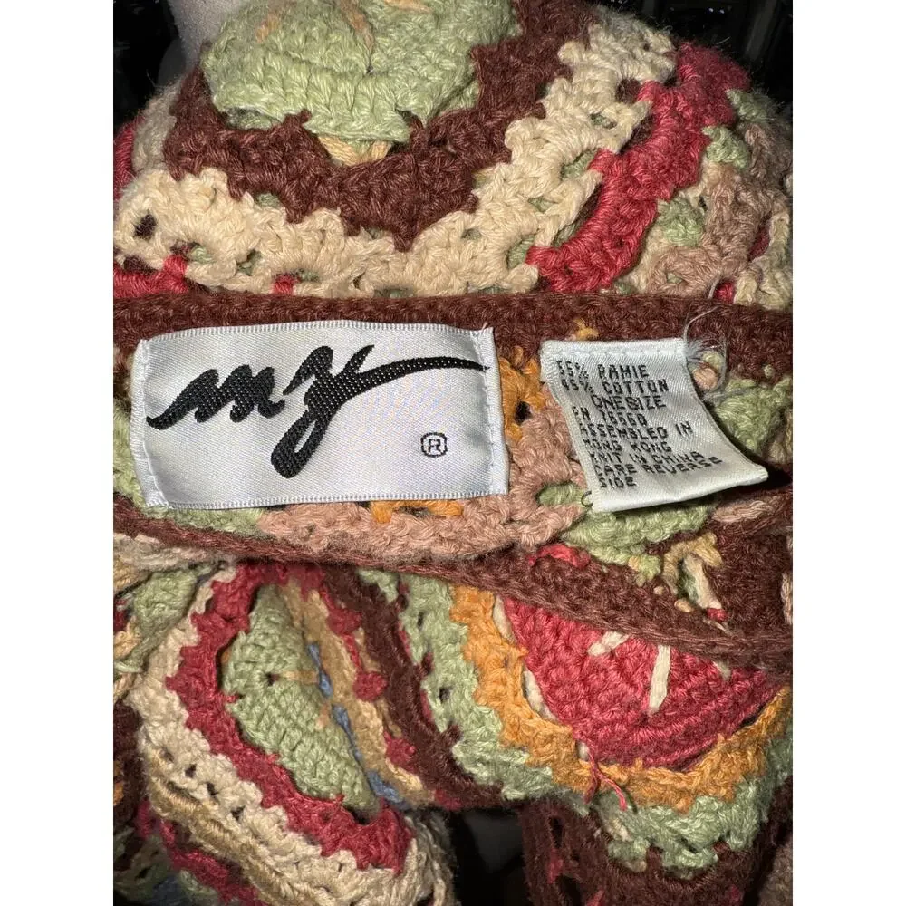 MY 90’s Vintage Colorful Crochet Sweater - OB